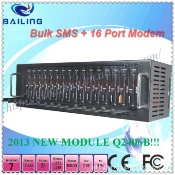 16 Port GSM/GPRS Industrial Wireless Modem Pool --Send SMS Support IMEI Changeable
